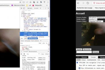 WebRTC application (privé)