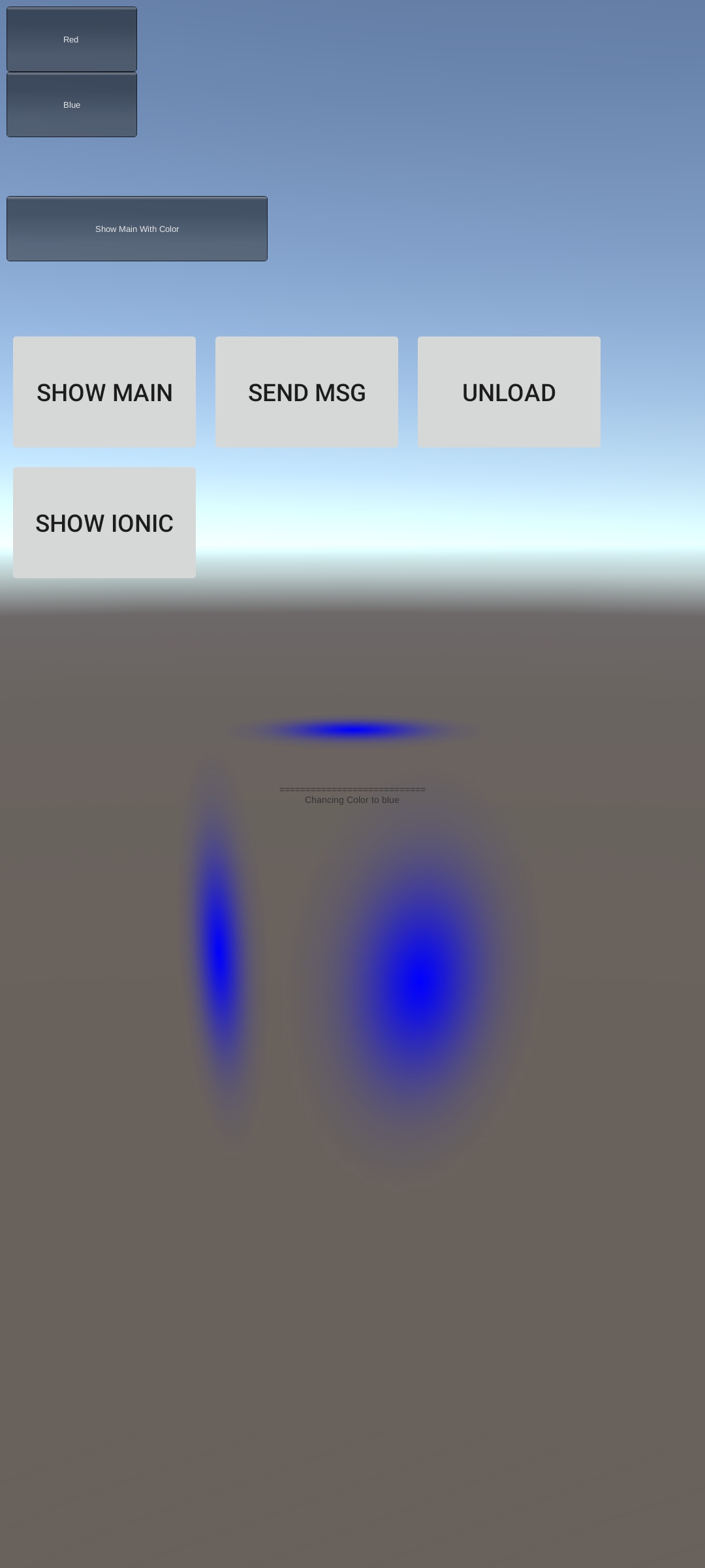 Ionic with Unity as a library